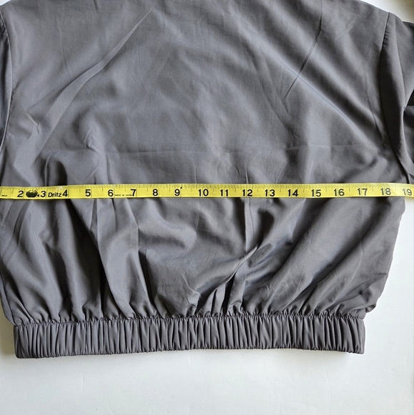 Gray Hooded Women's Lightweight Jacket - Picture 5 of 9